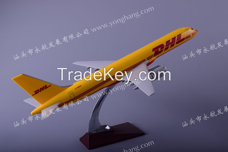 B757 resin plane model DHL