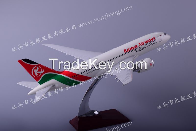 B787 resin plane model Kenya Aviation