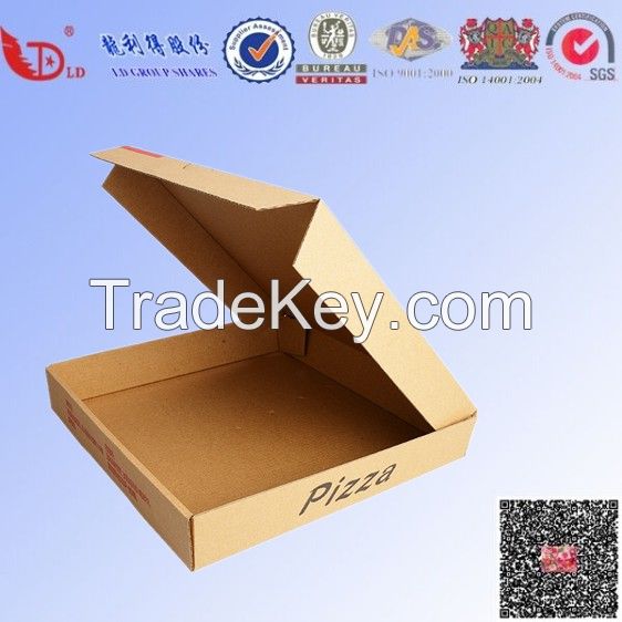 8 inch color printed paper corrugated pizza box