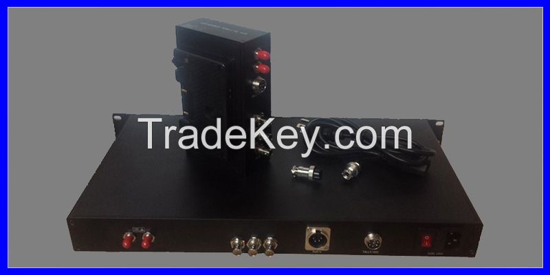 EFP to fiber system A4 ( SDI, Genlock, Return CVBS, XLR Intercom, Remo