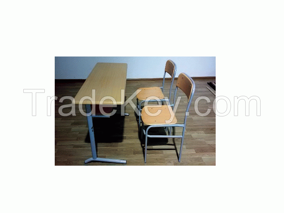 school desk and chair