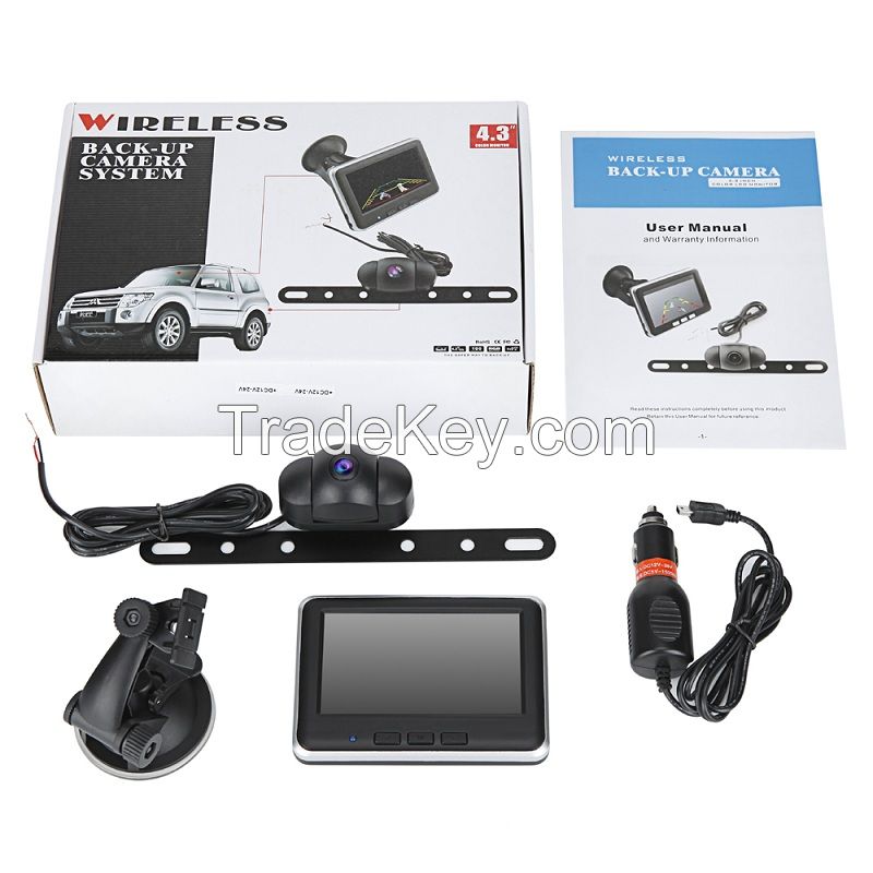 Wireless car rear view camera system