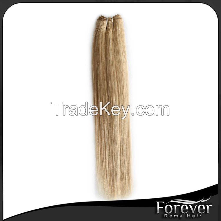  2016 Forever factory real remy hair weave 18in 120g  big ins tock,can be fast shipping hair extension