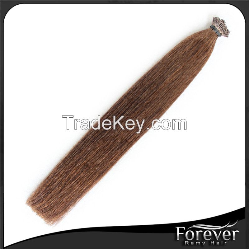 Forever factory real remy hair 18inch pre bonded hair extensions    