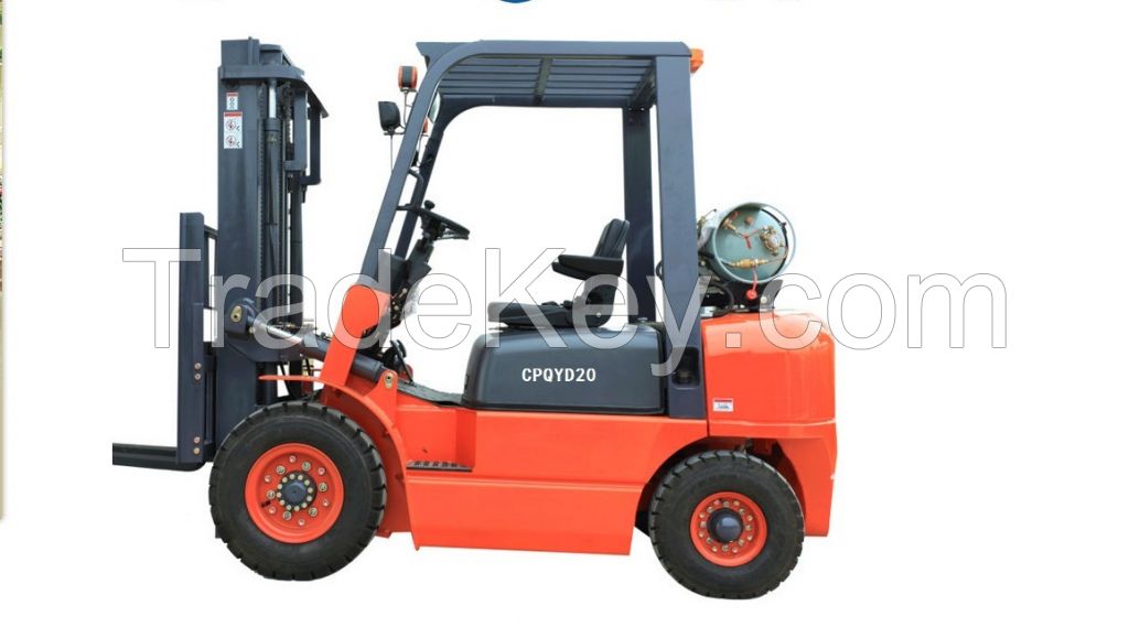 LPG Forklift for Sale with 2 Ton Rated Capacity