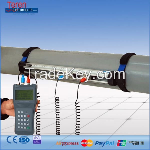 Portable Handheld Ultrasonic Water Flow Meter Flow Measuring Instruments