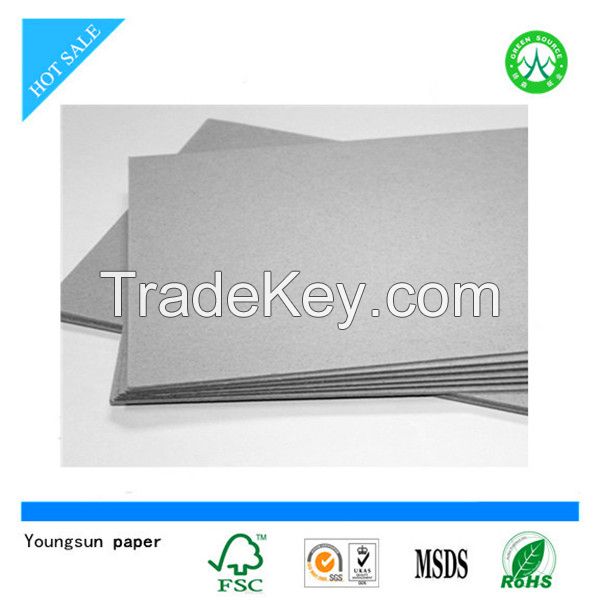 grey board paper grey paperboard/grey cardboard for gift packaging box&amp;amp;bag etc