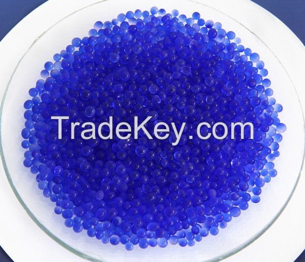 Blue silica gel