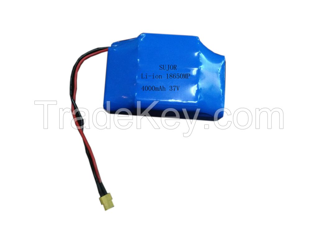 Lithium ion battery 18650MP 37V  4000mAh for twist balanced car