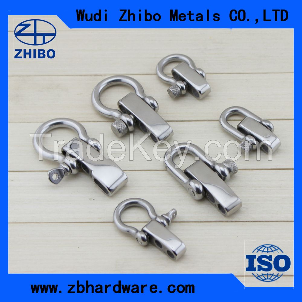 Hot Forged Stainless Steel AISI304/316 D Shackle/Bow Shackle US/Europe