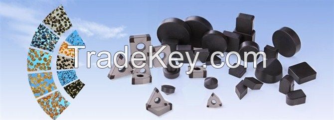 Solid CBN inserts, PCD inserts and CBN inserts