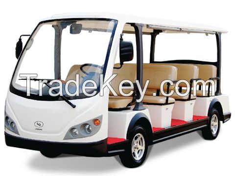 Stylish 11 seats 100km  40km/h Electric Shuttle Bus