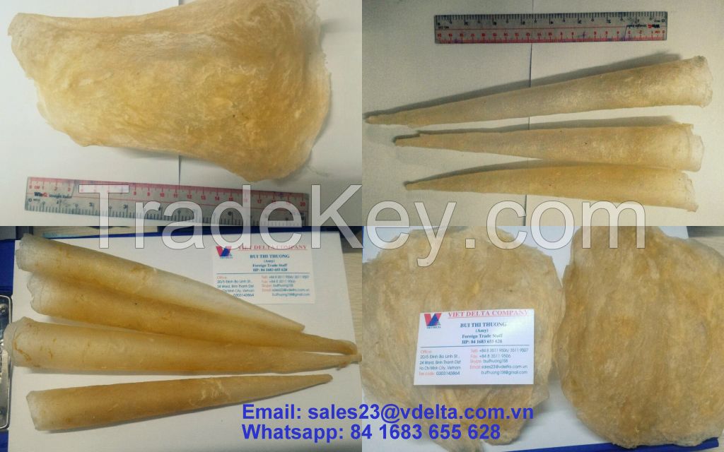 DRIED PANGASIUS FISH MAW (AAA) - VERY HIGH QUALITY FROM  VIETNAM