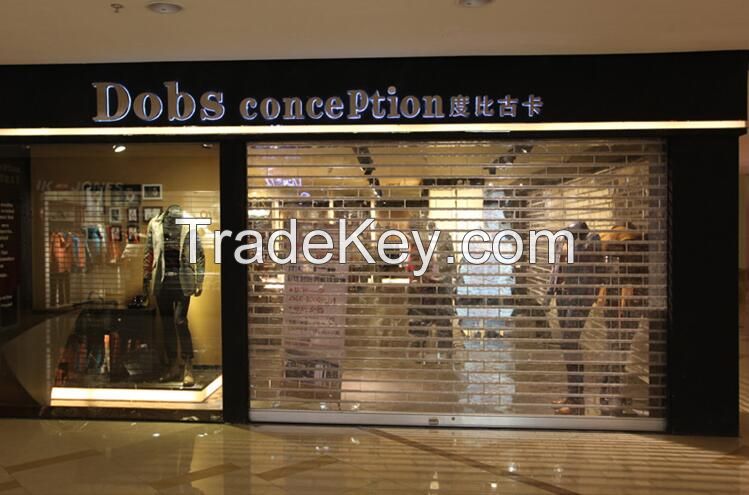 custom electric aluminum alloy crystal shutter remote control crystal  brake shops crystal door wholesale