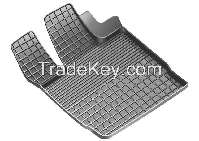 Rubber Grid Floor Mats