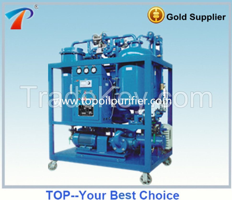 Waste Turbine Oil Purifier Oil Filtering Oil Recycling Machine 