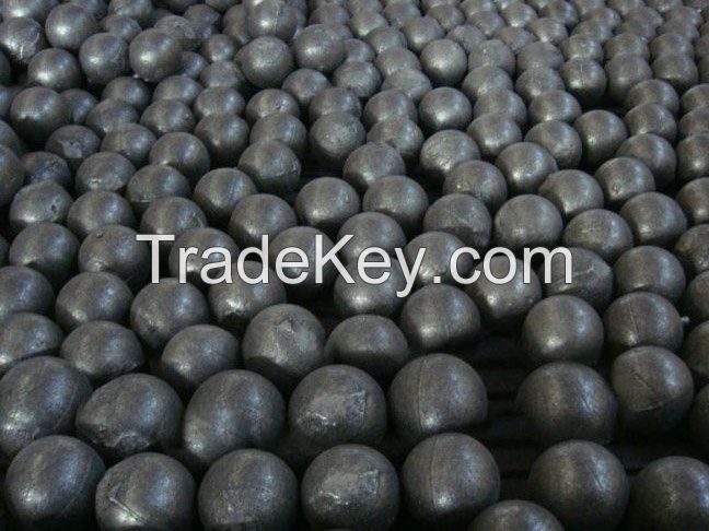 China high chrome alloy 26% 65HRC forged grindg steel ball