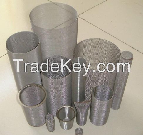 Plastic granulation filter net 