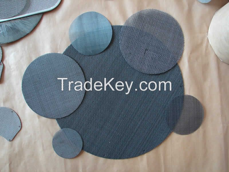 Plastic granulation filter net 