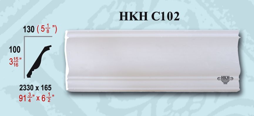 Gypsum Moulding Ceiling Decorative Products, Cornice