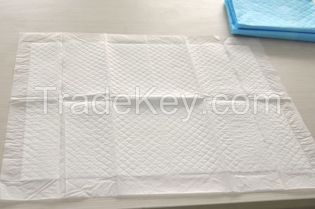 Disposable absorbent bed incontinence pads diaper nappies