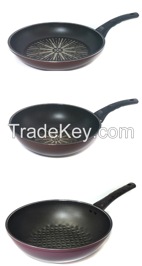 Diamond Coated Frying Pan &amp; Wok Pan