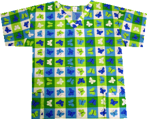 Print Scrub Top