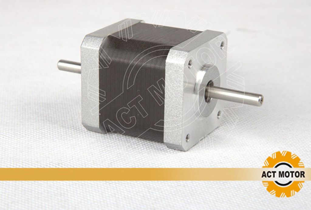 5PCS ACT Nema17 Stepper Motor 17HS5425B24 Dual Shaft 