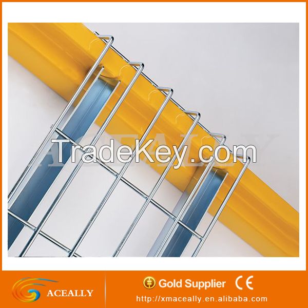 Pallet Rack Inside Waterfall Galvanized Wire Mesh Decking For Storage