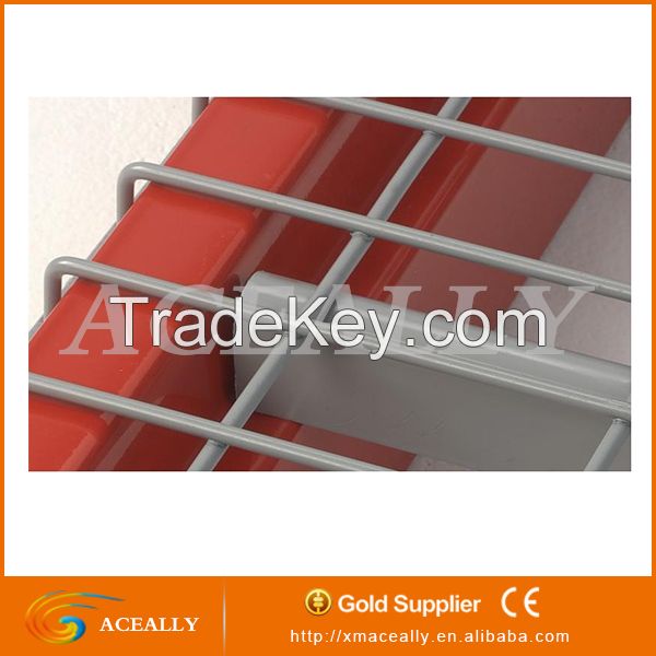 Pallet Rack Inside Waterfall Galvanized Wire Mesh Decking For Storage