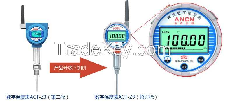 temperature gauge / temperature transmitter for industrial use