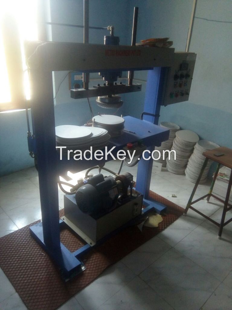 Double Die Semi Automatic Paper Plate Machine