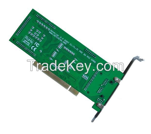 TE430P Quad Span PCI T1/E1/J1 Card, Asterisk card, TE405P, ISDR Card, TE420P