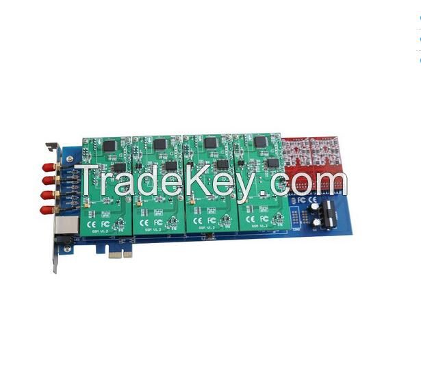 GSM Asterisk PCI-e card GSM800E for GOIP system GSM Gateway