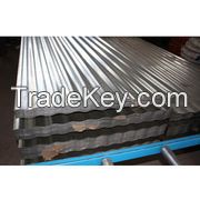 Galvanized corrugated plate