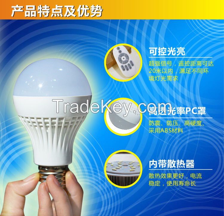 The wireless remote control LED lamps