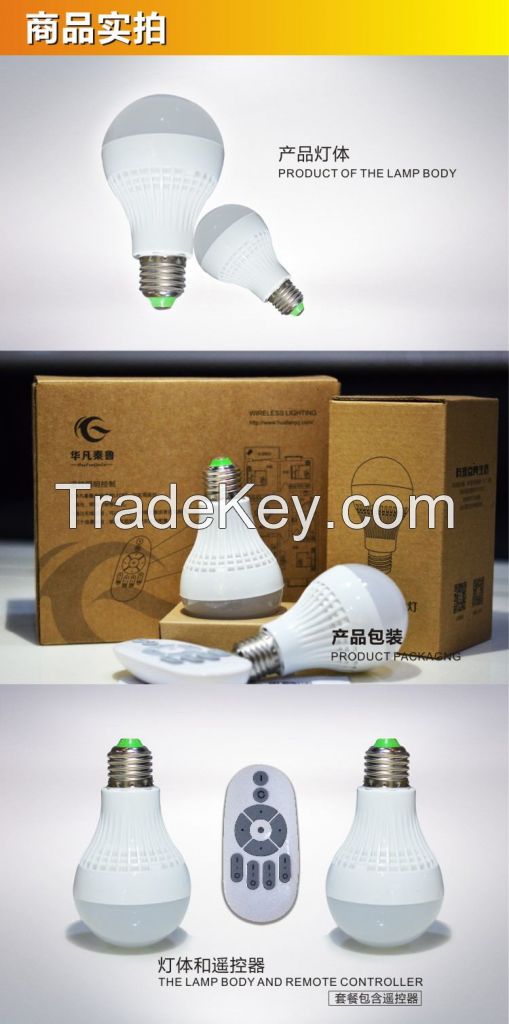 The wireless remote control LED lamps