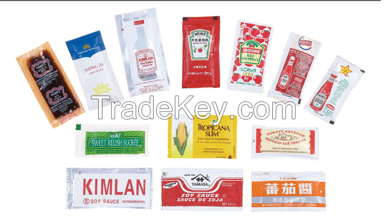 Sauce Pouches with Easy Open Feature