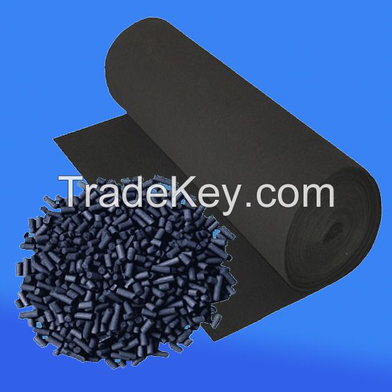 Activated carbon filter media