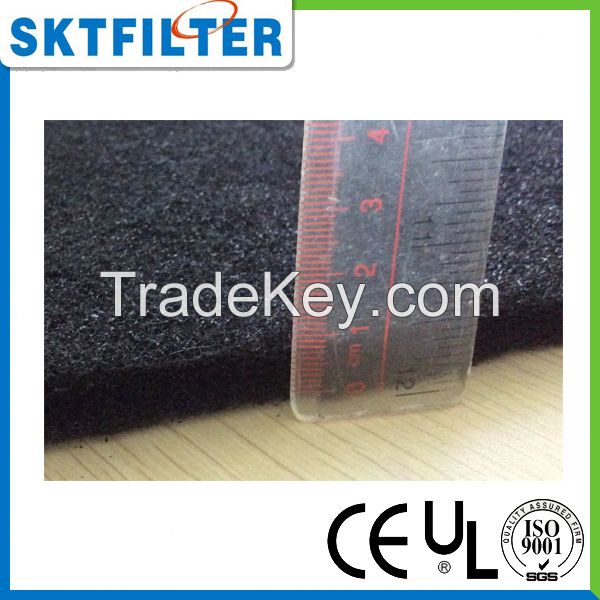 Activated carbon filter media