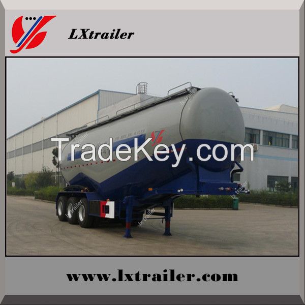 3 axles 50cbm V shape bulk cement truck trailer