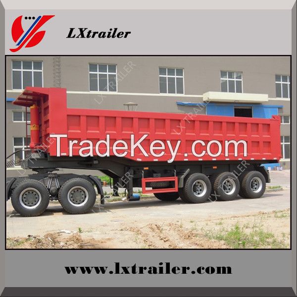 China factory supply 3 axles 50T tipper semi trailer