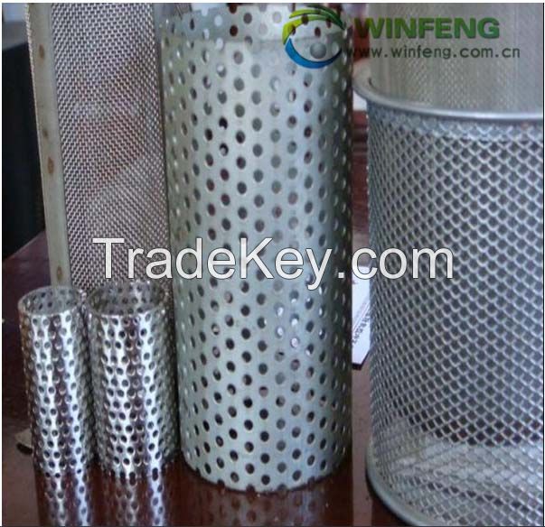 Office desk stainless steel perforated metal mesh/office desk black perforated mesh made in china