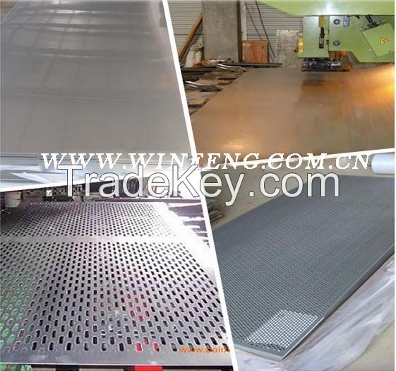 Galvanized perforated metal mesh/ powder coated perforated metal mesh 