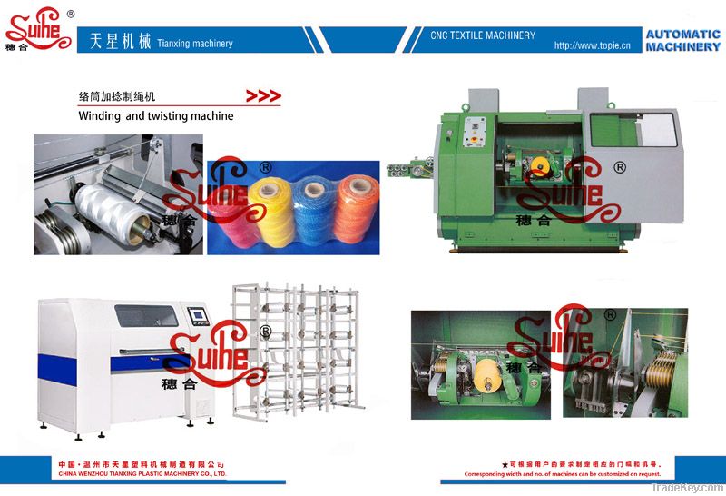 Winding and twisting machine