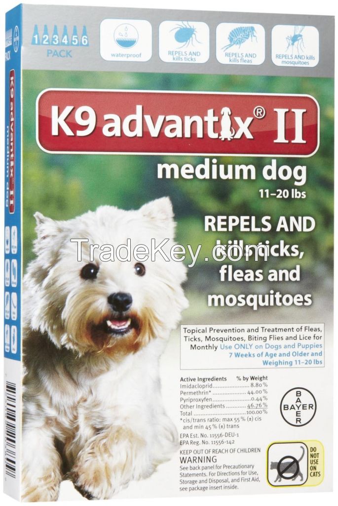 k9 Advantix for pets, ticks and fleas control for Medium Dogs
