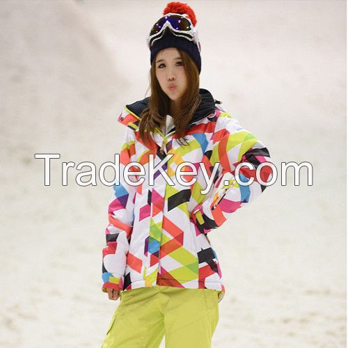 Outdoor winter waterproof custom ski jacket