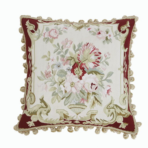 silk aubusson cushions