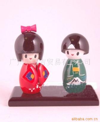 Japanese Kokeshi Doll (Pair)