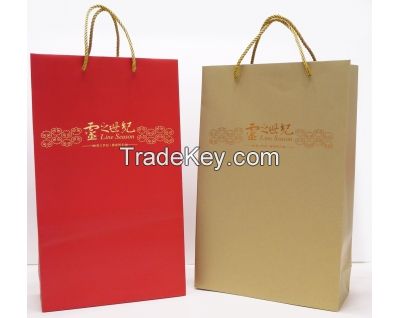 150g Art Paper Bag for Wine or Gift Box